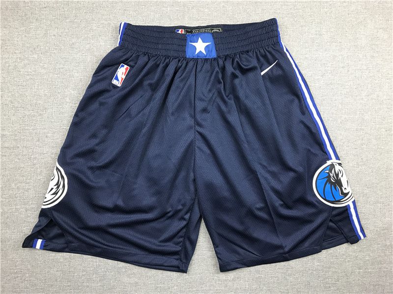 2025 Men NBA Dallas Mavericks Shorts Nike Blue style 2